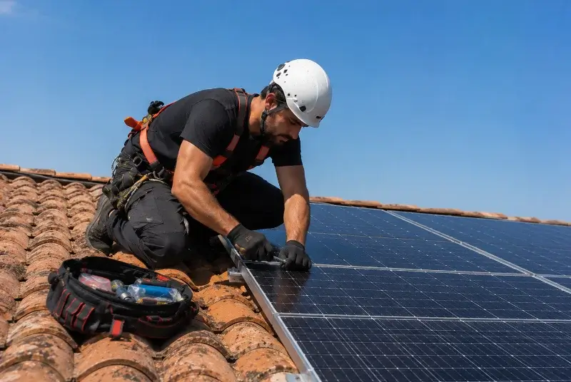 Maintenance et monitoring de panneaux solaires à Lamothe