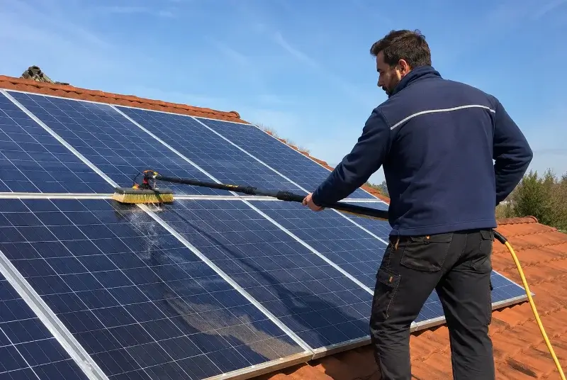 Nettoyage et entretien de panneaux solaires à Lamothe